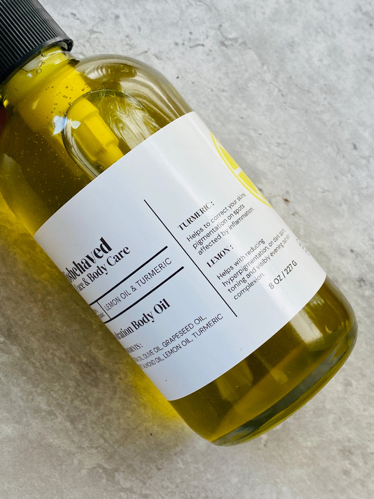 Lemon Oil & Turmeric - Hydration Body Oil